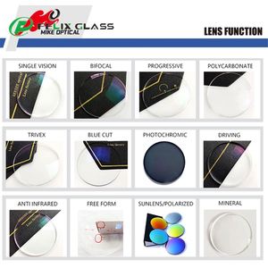 Lentilles en résine anti-lumière bleue 1.56 à vente chaude avec 40% HMC jaune 8005 Lentilles optiques couleur claire - Product Image 2