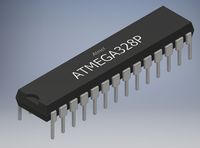 Microcontrolador ATmega IC de 8 bits, 20MHz, 32KB, DIP28, ATMEGA328P-PU, ATMEGA328P