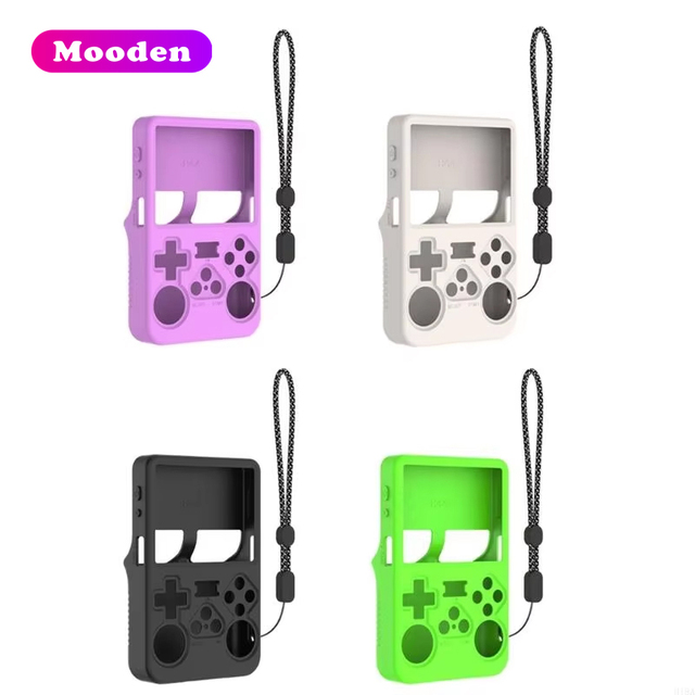 L R36S Silicone Case for R36S Console Soft Skin Case Cover Protective Shell Sleeve Anti-Scratch Protector Game Accessories