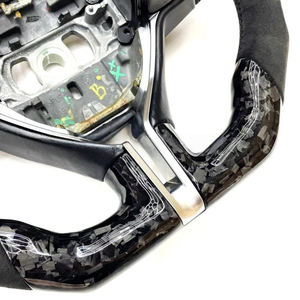 Volante Deportivo de Fibra de Carbono Forjado Autohaus, Forma D/Plana/<span class=keywords><strong>F1</strong></span>, 1 Año de Garantía para Maserati Ghibli <span class=keywords><strong>Gran</strong></span> <span class=keywords><strong>Turismo</strong></span> - Product Image 4