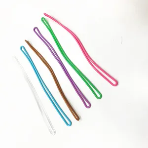 Clear luggage tag Soft PVC loops for luggage hanging bags