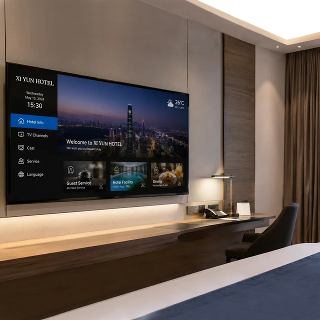 Luxury Smart TV Android WiFi Magic Control Television for Living Room Hotel Decorative LED Smart TV