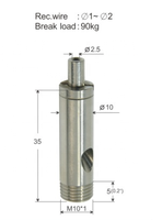 Serre-câble à fibre optique en acier inoxydable personnalisé Oem surplombs d'excellente qualité Services de fabrication de plafonds architecturaux