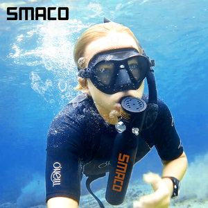 Smaco 0.5L Scuba Diving duy nhất oxy xi lanh màu đen màu xanh lá cây nhỏ bể không khí dưới nước thiết bị thể thao - Product Image 2