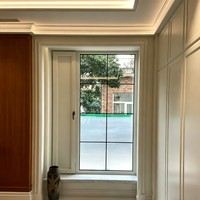 Ventana Arqueada Fija de Aluminio de Alto Rendimiento con Vidrio Aislante para Proyectos de Renovación de Patios, Casas de Campo y Villas