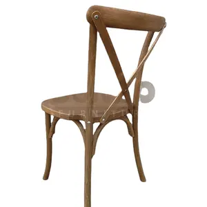 Bistro Cross Back Dining Chairs Tuscan Cafe Chair