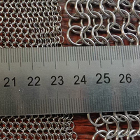 Cortina de Metal de Aluminio Dorado con Malla de Anillas de Acero Inoxidable, Tipo Malla de Cadena, Sin Soldadura o Soldada, Color Personalizado