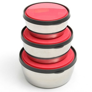 Stainless Steel Food <b>Container</b> Rectangle Clip On Lid Leak Proof Airtight Set For Travel - Product Image 5