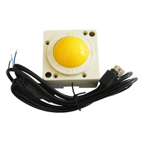 Trou de montage illuminé de 2 "de diamètre, boule de commande de 8cm avec connecteur USB PS2 pour accessoires de jeu d'arcade.