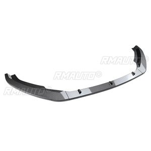 For Skoda Superb B8 2016-2018 Front Bumper <b>Lip</b> <b>Splitter</b> Car Body Kit Glossy Black Carbon Fiber Look - Product Image 3