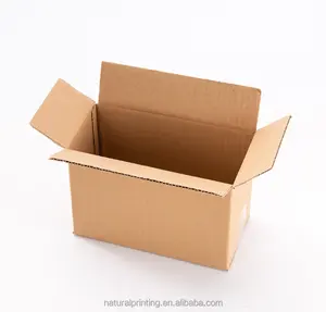 Kemasan Pos E-commerce Karton Kilat Kotak Pembatas Bergelombang Lima Lapis Tiga Lapis Kardus Persegi Keras Khusus Sesuai Pesanan