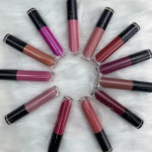 Best Selling Private Label Long Lasting 12 Colors Waterproof Red Non Sticky Lipgloss Matte Liquid Lipstick China Supplier