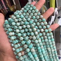 Perles en pierre naturelle en gros, en forme de cube, 6mm 8mm, perles carrées en dés pour la fabrication de bijoux DIY, plus de 50 types de matériaux de pierres précieuses
