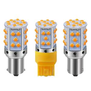 Bombilla LED Súper Brillante para Direccionales de Auto 2022, 12-24v 1156 1157 7440 7443 T20 Ba15s Bau15s Canbus Sin Errores 3030 35smd - Product Image 4