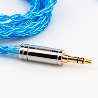 Cable de Repuesto para Auriculares HiFi Tripowin Seraph, Plateado, Materiales Premium, Cable de Audio Confortable, Cable IEM