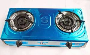 Fornello a Gas a 2 Fuochi in Acciaio Inox per Uso Domestico, Bruciatore in Ferro per Camper, Hotel e Famiglie - Product Image 6