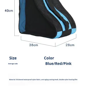 <span class=keywords><strong>Patines</strong></span> de hielo <span class=keywords><strong>para</strong></span> niños y adultos, <span class=keywords><strong>bolsa</strong></span> de almacenamiento de hombro engrosada de tres capas con estampado floral, juego completo, modelo F7P44sFX - Product Image 4