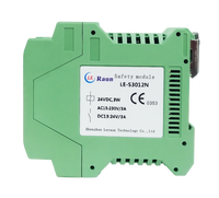 Relais de sécurité d'automatisation industrielle série LE-S SIL3 PLe 24VDC Module de commande 4 voies normalement ouvert pour rideau lumineux de sécurité