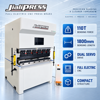 Presse plieuse CNC électrique compacte 110T 1800mm à double servo, haute précision, sans huile, à économie d'énergie pour la fabrication de tôles