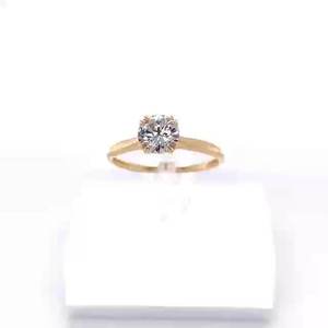 Bijoux <span class=keywords><strong>de</strong></span> mariage pour femmes à la mode, cadeau <span class=keywords><strong>de</strong></span> <span class=keywords><strong>fiançailles</strong></span> à la mode <span class=keywords><strong>2022</strong></span>, <span class=keywords><strong>bague</strong></span> en diamant Moissanite en or massif 14K 18K 24K pour femmes - Product Image 2