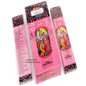 HEM Incense Sticks - Black Love Fragrance, Pack Of 6, Hand Rolled Indian Agarbatti