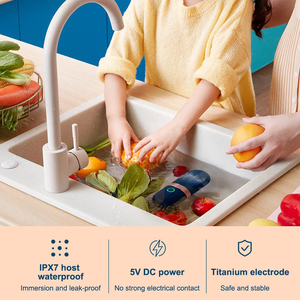Vente chaude fruits légumes machine à laver ménage fruits et légumes laveuse matériel <span class=keywords><strong>alimentaire</strong></span> purificateur non ultrasonique désinfecter - Product Image 4
