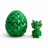 Set de Huevos de Dragón Articulados Impresos en 3D con Temática Animal, Mini Figura Móvil, Juguete Sorpresa, Decoración para el Hogar, Embalaje Original