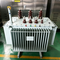 Transformateur immergé dans l'huile 0,69 kV / 11 kV 1250 kVA 2000 kVA pour ferme solaire, triphasé, type de distribution abaisseur de tension, station photovoltaïque