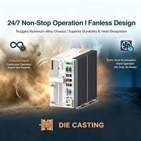 Mini PC industriel sans ventilateur, modules extensibles, anti-vibrations, fabriqué par IPC Manufacturer