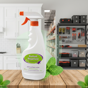 Repelente de Roedores en Aerosol, No Tóxico, para Interiores y Exteriores, Control de <span class=keywords><strong>Ratones</strong></span> y Ratas, Fórmula Extra Fuerte - Product Image 1