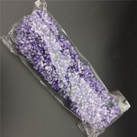 En gros, Pétales de fleurs artificielles en gypse multicolores, double tête, pour bricolage, noyaux de fleurs faits main pour mariage
