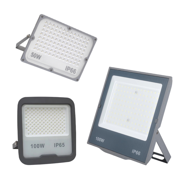 DC 12V 24V 220V 110V Waterproof Led Projector Lamp 30W 50W 100W 150W 200W 250W 300W Portable Led Floodlight Outdoor Flood Light
