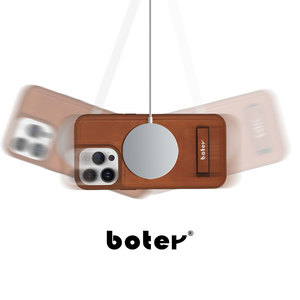 Funda Magnética para Teléfono BOTER de Cuero PU de Lujo, con Soporte Integrado, Diseño Delgado y Ligero, Imanes N52, Compatible con Carga Inalámbrica - Product Image 5