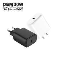 Chargeur Super PD 30W Type C, adaptateur de voyage universel portable pour téléphone mobile, chargeur mural USB C pour iPhone 30W
