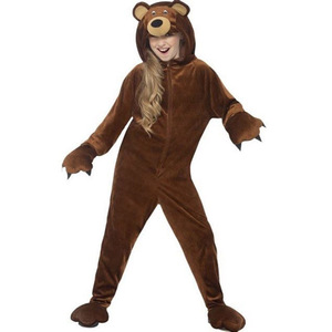 Disfraz de oso pardo para niños, disfraz de baile para actuaciones infantiles, juego de rol, ropa para fiestas y festivales, talla mediana - Product Image 1