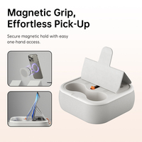 Support magnétique multifonctionnel pour téléphone/iPad avec bol à boisson
