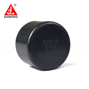 Sanking 20-50ミリメートルUPVC Cap PVC Pipe Fitting End Cap Plastic Pipe Fitting Water Drainage PVC End PVC Pipe End Cap Adapter