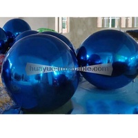 Boules miroir gonflables géantes de 1,5 m et 100 cm, sphères décoratives gonflables géantes, vente en gros, PVC coloré, suspendues