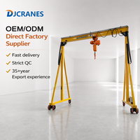 Mini-grue portique pliable en aluminium de qualité industrielle, 1 tonne, 5 tonnes, grue mobile portable pour un transport facile
