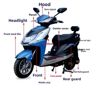 Wolf Warrior Gen 3 Accessoires d'usine Accessoires de coque pour Wolf Warrior II Shangling Motos électriques Five Star Diamond - Product Image 1