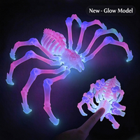 Nouvelle figurine d'araignée articulée imprimée en 3D de 12 cm, avec articulations mobiles, jouet anti-stress coloré pour enfants, collection, décoration de bureau, fête à thème farce