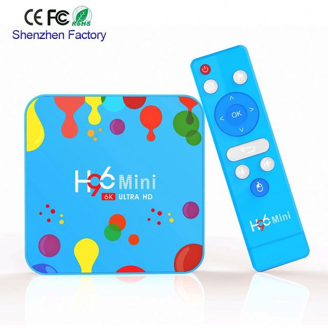 Free Customize H96 MINI H6 4G 64G 128G Set Top Box 6K Allwiner H6 Android 9.0 Tv Box Quad Core Dual Wifi Media Player