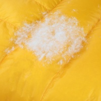 Sac de couchage individuel en forme de momie, en nylon 10D ultraléger, imperméable, en duvet de canard/oie, pour le camping en plein air, OEM