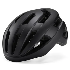 Helm sepeda balap beberapa warna, helm sepeda dewasa bersertifikasi CE CPSC dengan lampu LED