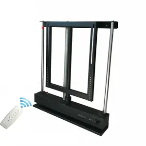 Motorized up down tv lift stand swivel 340 degrees tv lift KINBAY kinbay metal high quality cold rolled 55 60 motorized up down