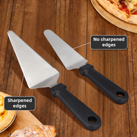 Spatule à pizza de qualité alimentaire OEM, bord biseauté, spatule de service pour tarte, facile à nettoyer, spatule à pâtisserie, pelle à gâteau durable pour la cuisine