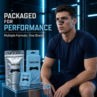 Bandes nasales respirantes pour le fitness, patch nasal, soulagement instantané de la congestion, meilleur flux d'air, sport, OEM personnalisé