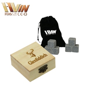 Premium Whiskey Stones - <span class=keywords><strong>Scotch</strong></span> Rocks - Best Christmas Gift Box Set of 9 <span class=keywords><strong>Whisky</strong></span> Chilling Cubes - Lifetime Guarantee - Product Image 2