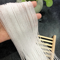 Manik-manik Biji Kaca Bersegi Dalam Untai Ukuran 2Mm Banyak Warna Bulat Hydro Bead Longgar Manik-manik Kaca Kristal untuk Membuat Perhiasan