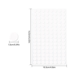 120 points adhésifs double face transparents pour présentoir de nuancier de couleurs d'ongles et pour la pratique - Product Image 5